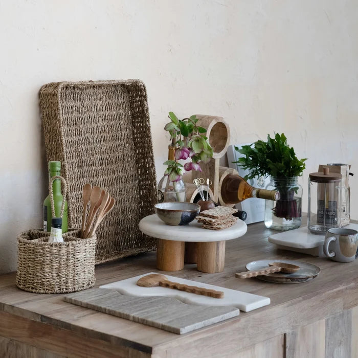 Seagrass Tray with Handles - Madison's Niche