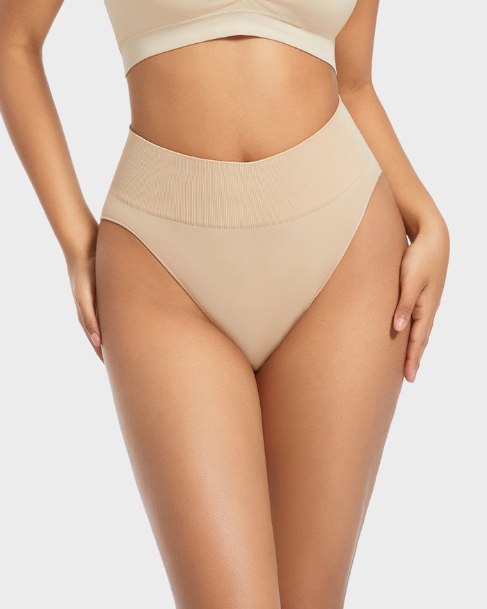 Seamless High Waist Tummy Control Brief Panty (3 Pack)