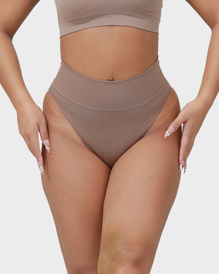 Seamless High Waist Tummy Control Brief Panty (3 Pack)