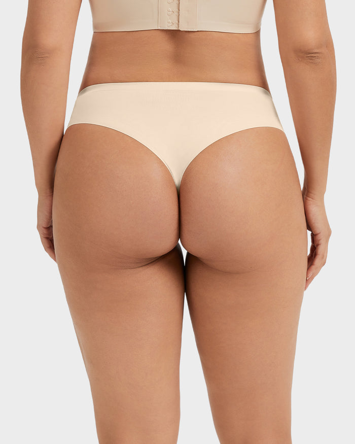 Seamless Invisible Comfort Thongs (5 Pack)