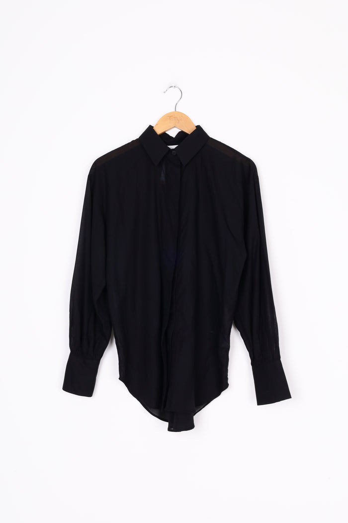 Seed Womens Black Shirt Size 6