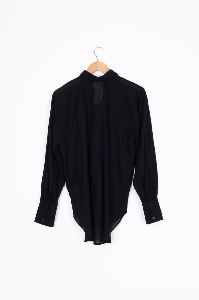 Seed Womens Black Shirt Size 6