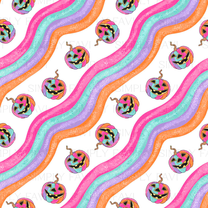 Semi Exclusive | Bright Girly Pumpkin Set (3 ea.)