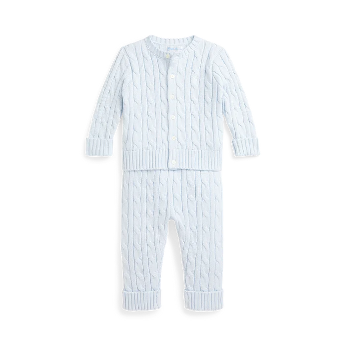 Set of 2 Blue Cardigan & Pant - Madison's Niche