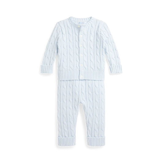 Set of 2 Blue Cardigan & Pant - Madison's Niche