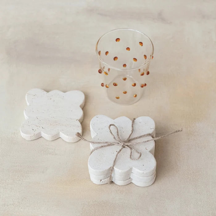 Set of 4 Scalloped Coasters - Madison's Niche