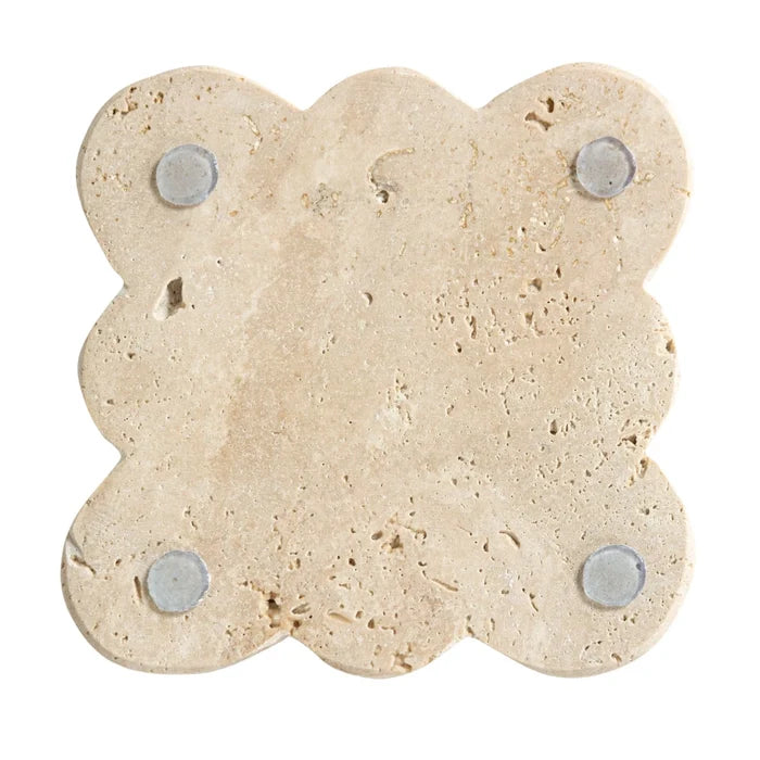 Set of 4 Scalloped Coasters - Madison's Niche