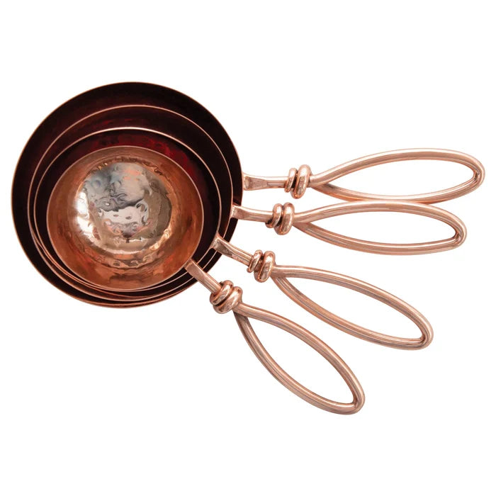 Set Of 4 Stainless Steel Scoops With Tie - Madison's Niche