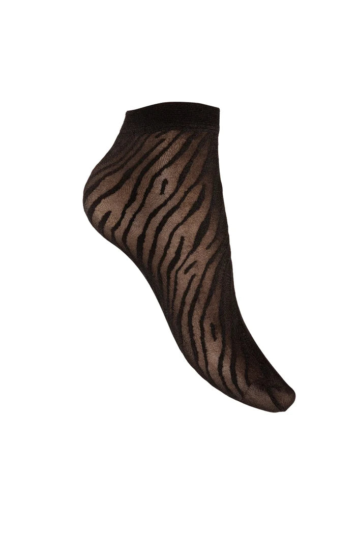 Charnos Sheer Zebra Print Socks