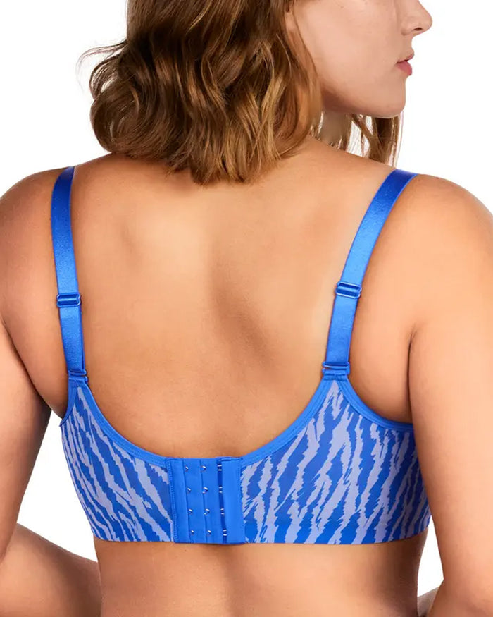 Sheer Zebra Mesh Unlined Underwire Bra