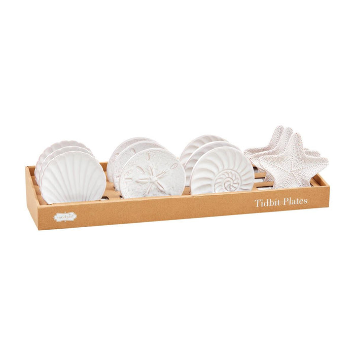 Shell Tidbit Plates - Madison's Niche