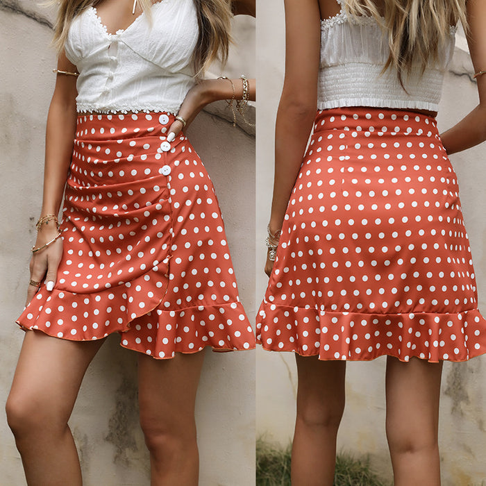 Short Hip Wrap Skirt