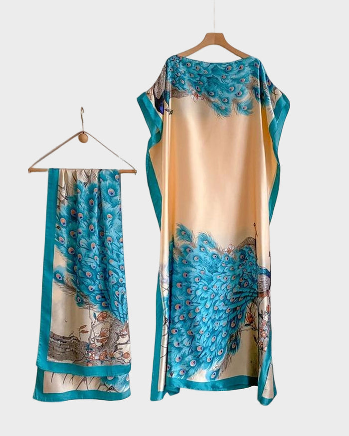 Blue Peacock / One Size