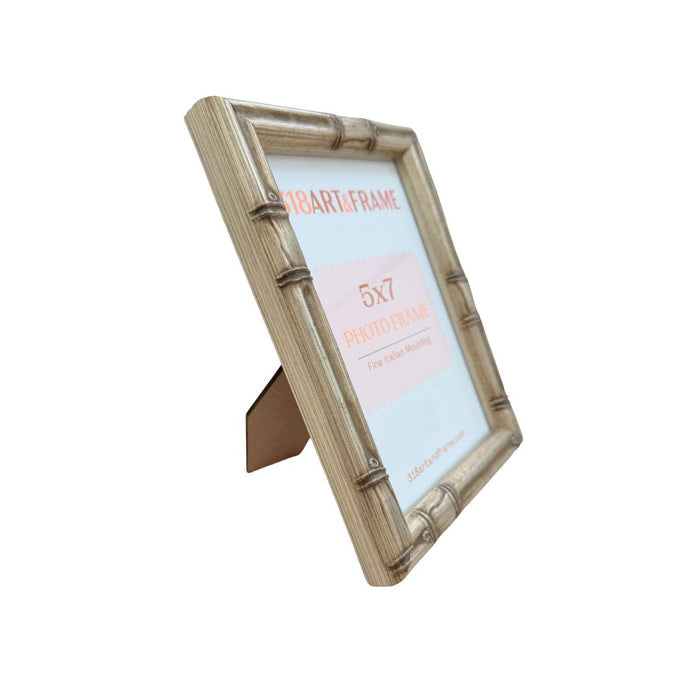 Silver Bamboo Picture Frame - 318 Art & Frame