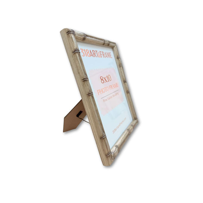 Silver Bamboo Picture Frame - 318 Art & Frame