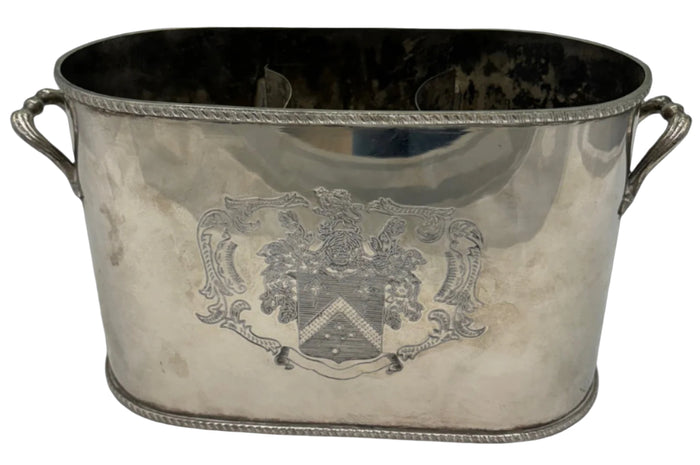 Silver Wine Holder.