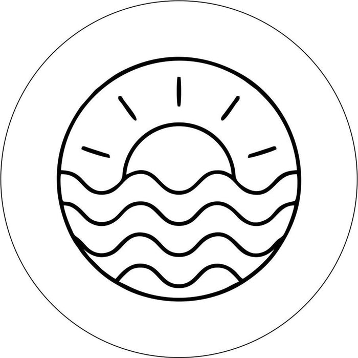 Simple Sunset - Current Ocean Ripples