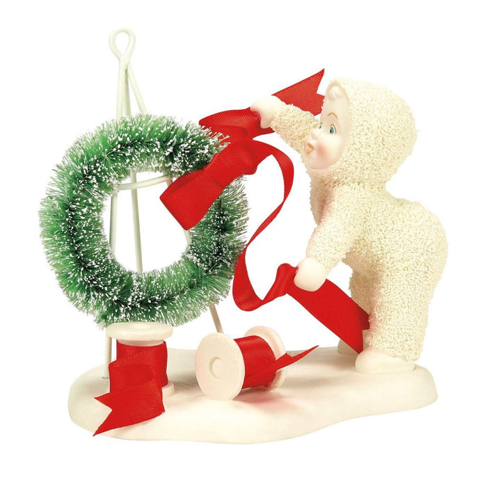Snowbabies A Wreath For Santa Figurine