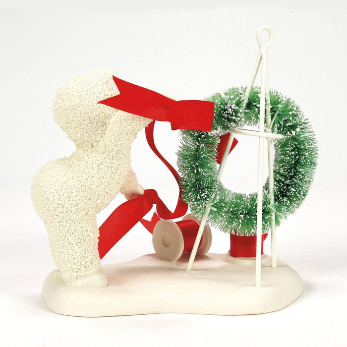 Snowbabies A Wreath For Santa Figurine