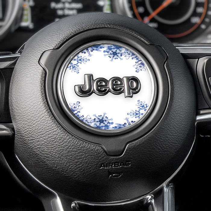 Snowflakes Steering Wheel Decal