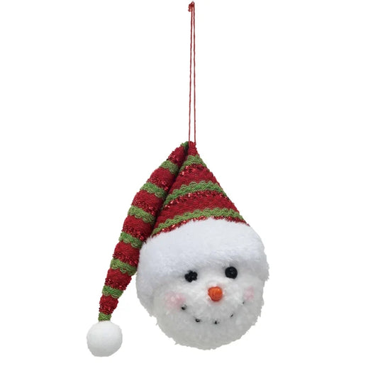 Snowman Head Ornament - Madison's Niche