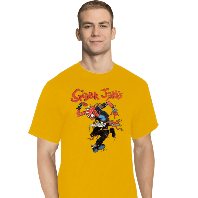 Daily_Deal_Shirts T-Shirts, Tall / Large / White Spider Jerks