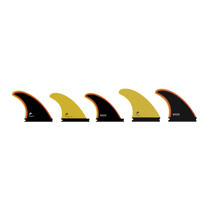 Firewire Spun Honey Fin Set fiberglass fin and tab detail