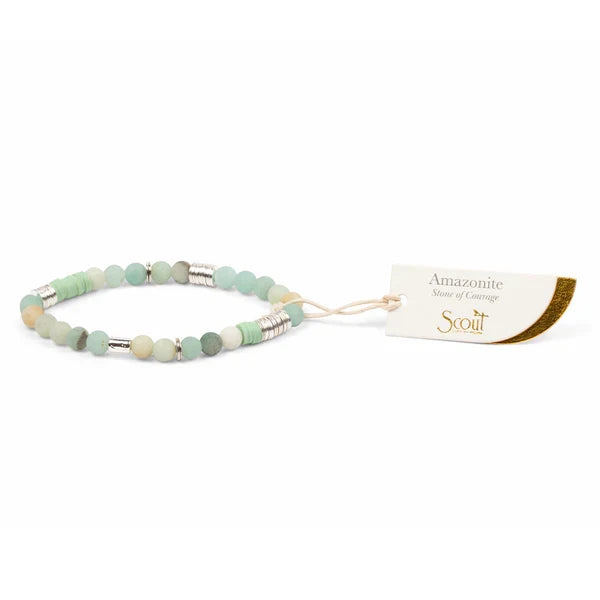 Stacking Bracelet in Amazonite - Madison's Niche
