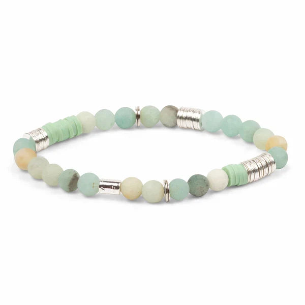 Stacking Bracelet in Amazonite - Madison's Niche