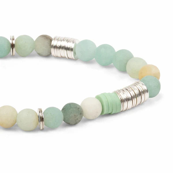 Stacking Bracelet in Amazonite - Madison's Niche
