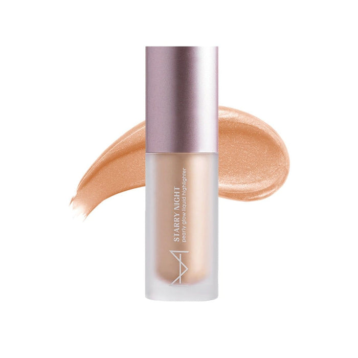Starry Night Pearly - Glow Liquid Highlighter: For Medium Skin Tone (Nebula) - House Of Makeup