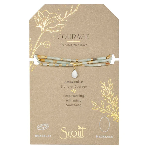 Stone of Courage Teardrop Wrap - Madison's Niche