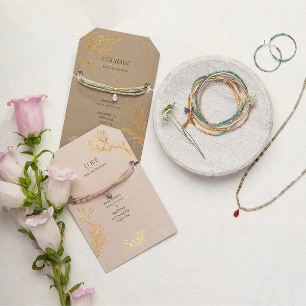 Stone of Courage Teardrop Wrap - Madison's Niche