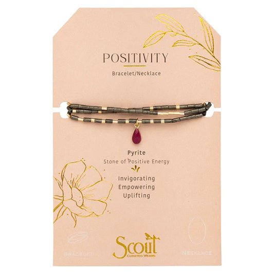 Stone of Positive Energy Teardrop Wrap - Madison's Niche