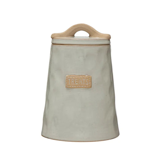 Stone "Treats" Canister - Madison's Niche
