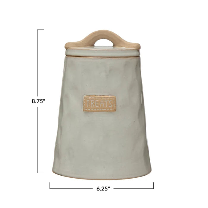 Stone "Treats" Canister - Madison's Niche