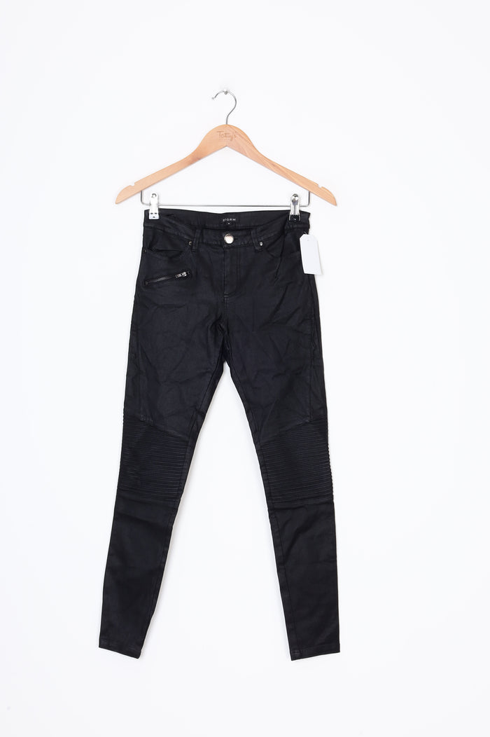 Storm Womens Black Pants Size 8