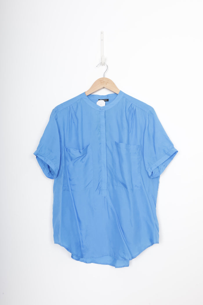 Storm Womens Blue Shirt Size 16