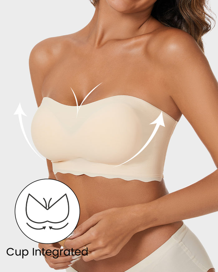 Strapless Invisible Push Up Bra