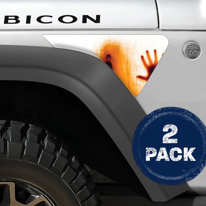 Stuck Inside 2pc Vinyl Fender Decal