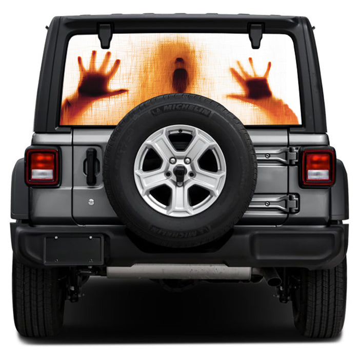 Stuck Inside Rear Window Decal