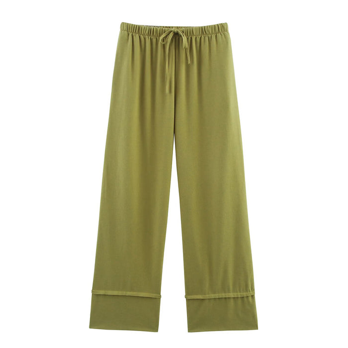 XS / Green Casual Pants