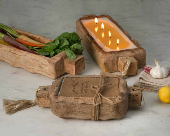Sunlight in the Forest Small Driftwood Candle Tray - Madison's Niche