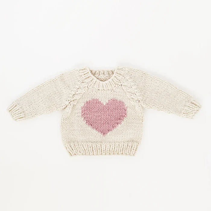Sweetheart Crew Neck Sweater - Madison's Niche