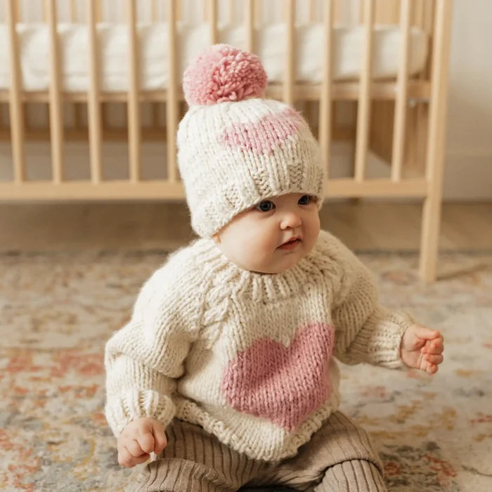 Sweetheart Crew Neck Sweater - Madison's Niche