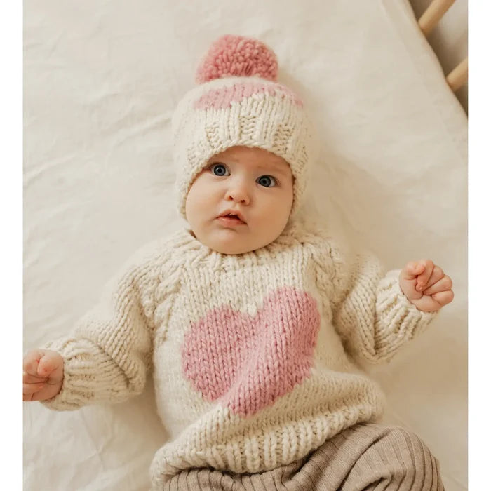 Sweetheart Crew Neck Sweater - Madison's Niche