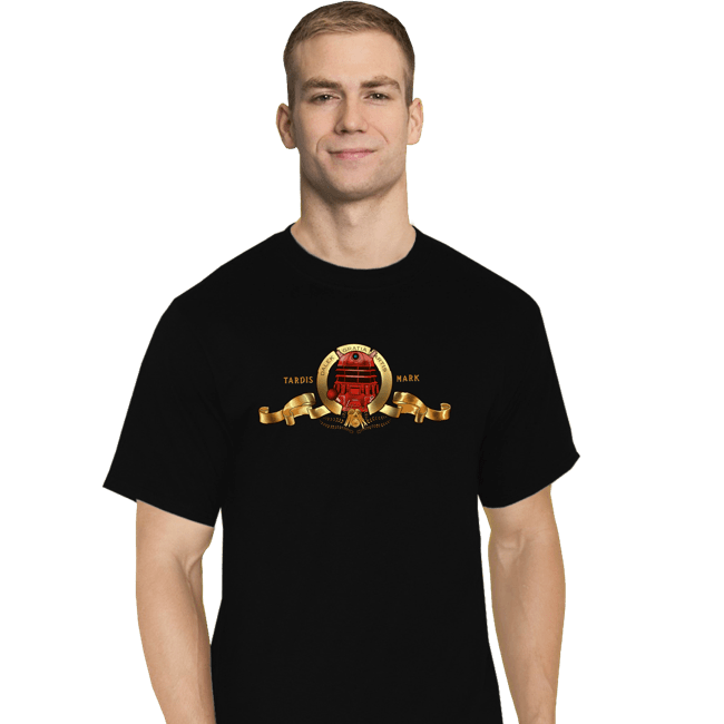 Daily_Deal_Shirts T-Shirts, Tall / Large / Black Tardis Mark