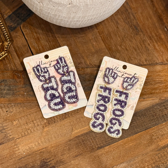 TCU Earrings