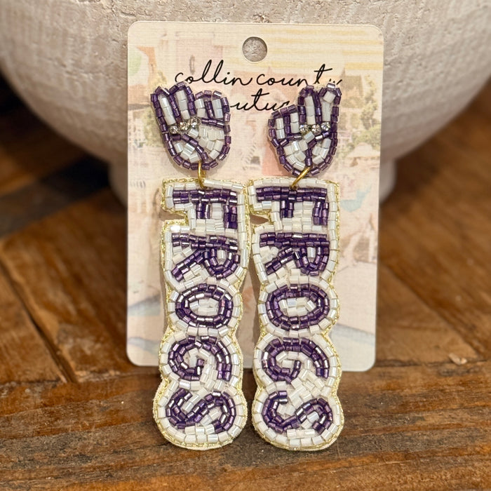 TCU Earrings