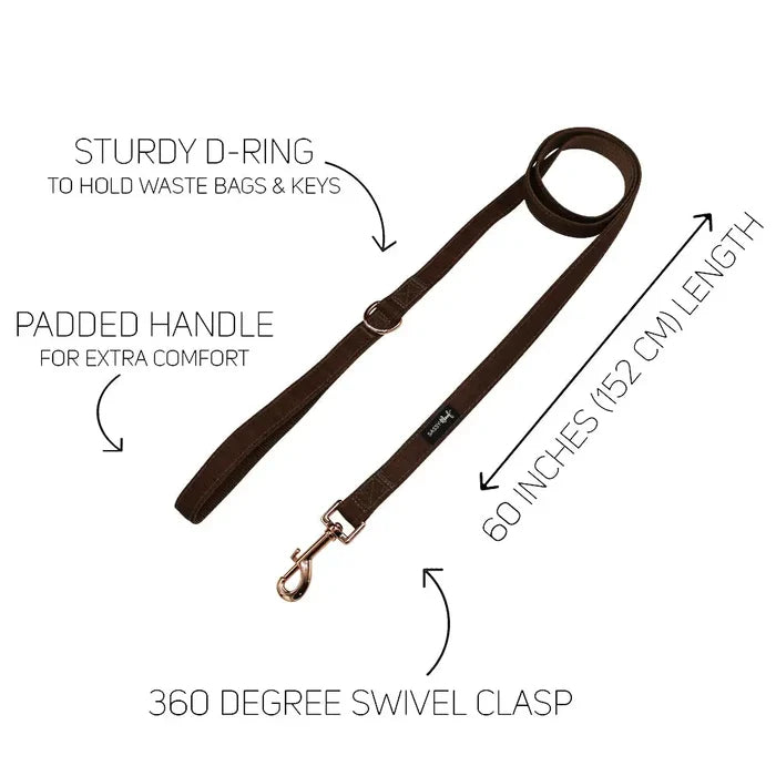 Teddy Fabric Leash - Madison's Niche